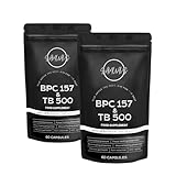 BPC 157 and TB500 Capsules | 1000mcg - High Levels of Oral Peptides BPC & TB 500 | Injury Recovery and Muscle Growth Amino Acids | Double Bundle - 120 Capsules - Image 1