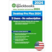 Quick - Books Pro 2024 "Plus" | 3 User's | NO DVD | Lifetime Version | Amazon Message Delivery(Within 1-12hrs) | Only PC, Not for Mac | 100% Money Back Guarantee