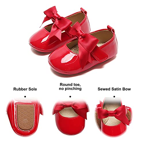 Felix & Flora Soft Sole Baby Shoes - Infant Baby Walking Shoes Moccasinss Rubber Sole Crib Shoes4