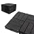 Deck Tiles - Patio Pavers - Acacia Wood Outdoor Flooring - Interlocking Patio Tiles - 12"x12" (20 Pack) - Blue Bayou Finish - Checker Pattern Decking