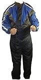  rjsports wasserdichter Motorradanzug Motorrad-Ganzkörper-Anzug Regenschutz-Anzug Gr. M, blau