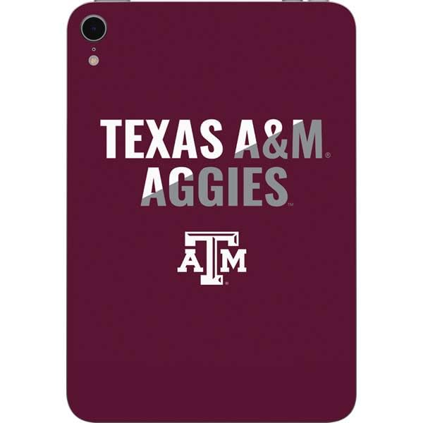 Skinit Decal Tablet Skin Compatible with iPad Mini 7 (2025) - Officially Licensed Texas A&M University Aggies Design