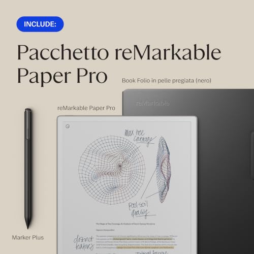 reMarkable Paper Pro Bundle – Leather Folio | 11,8 Zoll Farbdisplay und Leselicht mit dem reMarkable Paper Pro Papier-Tablet, Marker Plus Pen und der Book Folio Hülle aus hochwertigem schwarzem Leder - 4