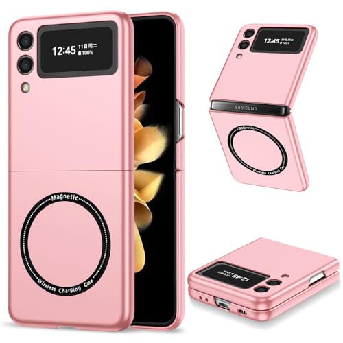 Coque Galaxy Z Flip 3 rose magnétique pour protéger votre téléphone au quotidien