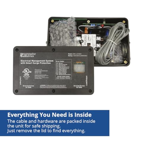 Progressive Industries EMS-LCHW30 Heavy Duty RV Surge Protector, Black, 30 Amp by Progressive Industries - Image 5