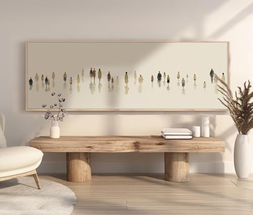 Art mural horizontal grand format avec impression sur toile premium