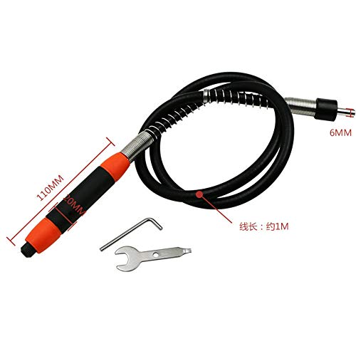 TOVOT Arbre Flexible Pour Outil Rotatif - 42,5 Pouces - Flexible Shaft Avec Mandrin 1/8" - Pour Dremel, Gravure, Polissage
