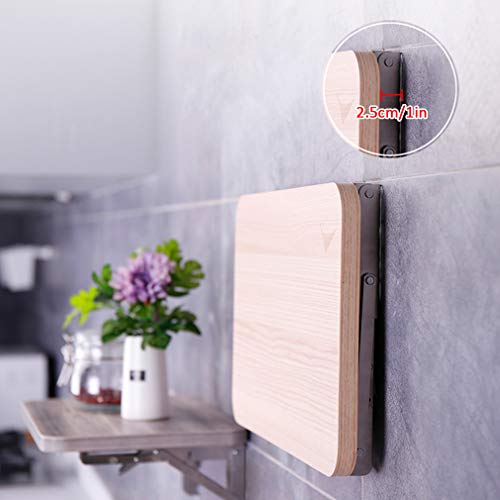 Table pliante flottante murale en bois pour optimiser les petits espaces - 5