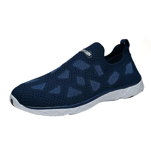 Image of Men's Quick Drying Aqua Water Shoes,3-Second Drainage & All-Terrain for Swimming,Hiking,Yoga