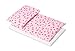 Pinolino - 28350-7 - Accessoire Poupée - Textile pour Lit de Poupées - 3 Pièces - Design Coeur Rose