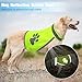 Sikweny Warnweste Hund Reflektierende Streifen Hundewarnweste mit Reflektierenden Elementen Warnwesten Einstellbares Design für Nachtwanderungen Outdoor Abenteuer Radbegleitung Training und Gesel (L)
