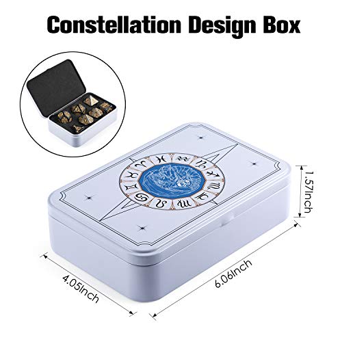 image for 25mm Giant Polyhedral Dice Set D&D, DNDND Constellation Patterns DND D