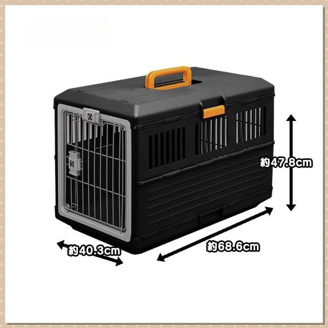 Amazon | 折りたたみ 犬 猫 クレート コンテナ ハウス ケージ ハード