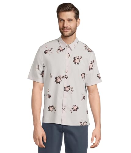 Vince Cascading Floral S/S Homme Chemise à Fleurs en Coton