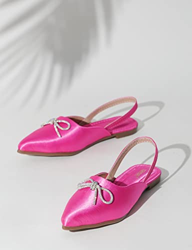 Image of TRYME Trending Stylish Pointed Toe Mules Comfortable Flat Fancy Casual Bellies Mules Sandal for Womens and Girls