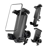 not バイク 自転車 スマホホルダー 日本企業 簡単取付 工具不要 落ちない 強力 固定 ホールド力 耐久性 防水 振動吸収 360度回転 角度調整 ワンタッチ スタンド マウント スマートフォン スマホ ホルダー 携帯 オートバイ バイク ロードバイク マウンテンバイク クロスバイクナビ iPhone pro Air android