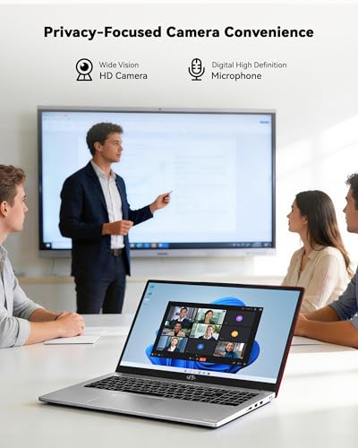 Image of NIMO 15.6 inch Laptop: Power & Reliability for Student & Office, AMD Ryzen 5 (Up to 3.7GHz), 32GB RAM 1TB SSD, Fast 65W Type-C Charging, Fingerprint, Backlit KB, 2-Year Warranty for Peace of Mind