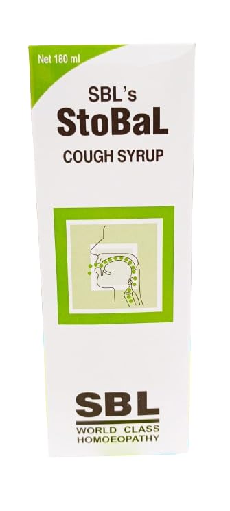 SBL STOBAL COUGH SYRUP (180 ML) - SET OF 2 BOTTLES (B0D5R85SDY) Amazon Price History, Amazon Price Tracker