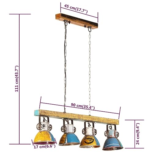 VidaXL Lampada da Soffitto Industriale 25 W
