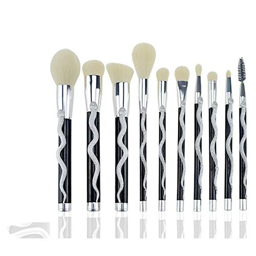 Pinceaux de maquillage serpent pour appliquer la poudre sans irriter la peau