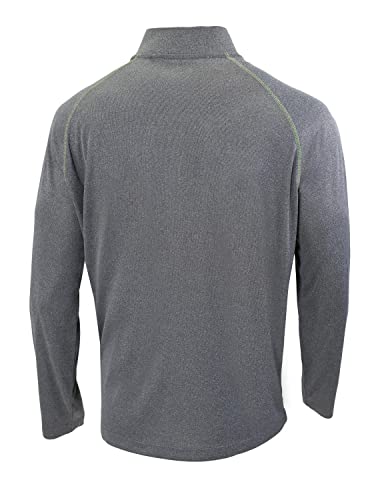 Columbia Golf Men's Blank Slate 1/4 Zip Pullover (Medium, Heathered w/Sea Green)2