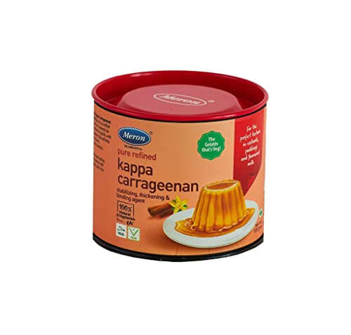 Meron Pure Refined Kappa Carrageenan -100g | Milk-Based/Water-Based Desserts and Jelly | Pure Refined Kappa Carrageenan