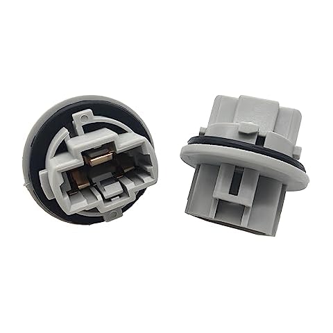 zipelo Front Turn Signal Light Bulb Plug Socket, 2 Pcs, Gray, Replacement OEM 90075-60060 Compatible with Many Vehicle Models Cover