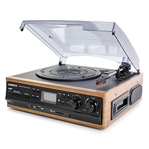 Tourne-Disque Bluetooth 3 Vitesses Tourne-Disque Vinyle Haut-parleurs intégrés Gramophone Radio AM/FM Cassette L Chaque… - Les Beatles, Paul McCartney, John Lennon, RIngo Starr, George Harrison Tourne-Disque Bluetooth 3 Vitesses Tourne-Disque Vinyle Haut-parleurs intégrés Gramophone Radio AM/FM Cassette L Chaque…