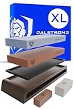 Dalstrong Premium Whetstone Set - #1000/#6000 Knife Sharpening Kit - Extra Large Grit Stones Top-Grade Corundum - Blade Sharpener - Hand Crafted Acacia Wood - Whetstone Knife Sharpener Afilador
