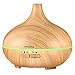 Price comparison product image VicTsing 150Ml Essential Oil Diffuser For Aromatherapy, Ultrasonic Aroma Diffusers Cool Mist Humidifiers with Waterless Auto Shut-Off For Yoga, Office, Spa, Bedroom, Baby Room - Yellow Wood Grain