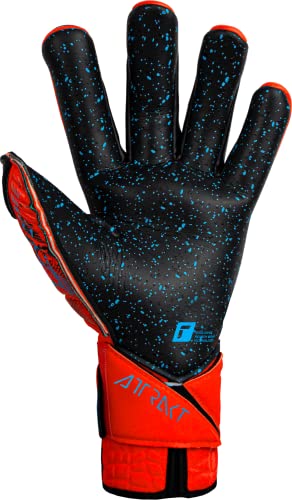 Reusch Attrakt Fusion Guardian Adaptiveflex Goalkeeper Gloves, Bright Red/Future Blue/Black, Size 9 #TOP1