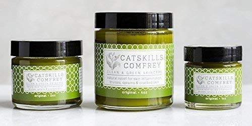 Catskills Comfrey Original 1Oz ~ Comfrey's Allantoin Is A Cell Proliferant; Ideal For Natural Skin Health, Trigger Finger, Arthritis, Atopic Dermatitis (Eczema, Psoriasis), Acne, Cold Sores, Abrasion #TOP5