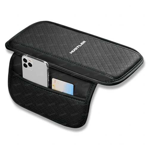 ハスラー 車 アームレストカバー アームレストクッション センター コンソールカバー アームレスト クッション アームレスト搓c}ット ハスラー MR52S MR92S アームレストボックスカバーアームレスト保護マット 車用小物入れ収納 肘掛け 肘置き 疲