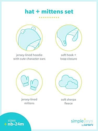 Simple Joys by Carter's Baby Hat and Mitten Set - Image 4
