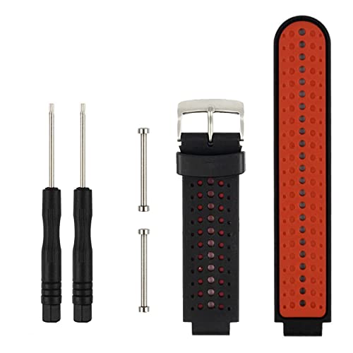 Correa de repuesto silicona para Garmin Forerunner 220/230/235/620/630/735XT miniatura 1