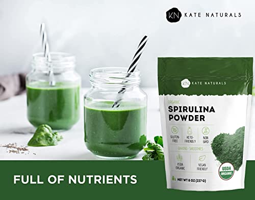 Kate Naturals 7068 Organic Spirulina Powder thumb #3
