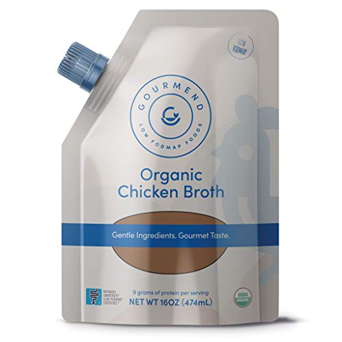 Gourmend Low FODMAP Organic Chicken Broth - 12 Pack