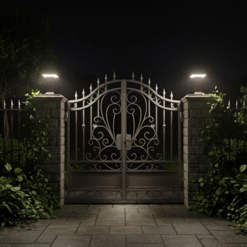 Image of Lyse Decor LED Gate Light Waterproof, Outdoor Wall Light for Home Entrance, Garden, Balcony & Exterior Decoration (Pack of 1)