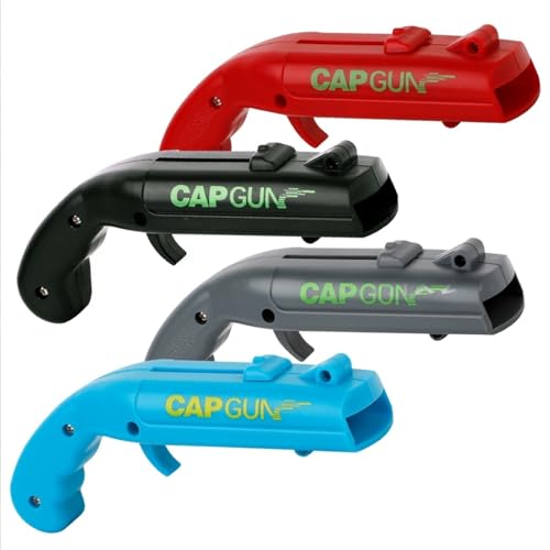 4 Stück Cap Gun Flaschenöffner Pistole Lustige Schuss Flaschenöffner Biergeschenke für Männer Flaschenöffner Lustig für Party Bar & Home Shooter Kronkorken Spiele