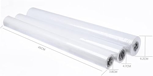 Miniatura 5 de Cabilock Rollo de papel de dibujo, 2 unidades, color blanco, 11.8 in x 16.4 ft, sin ácidos, seguro neutro