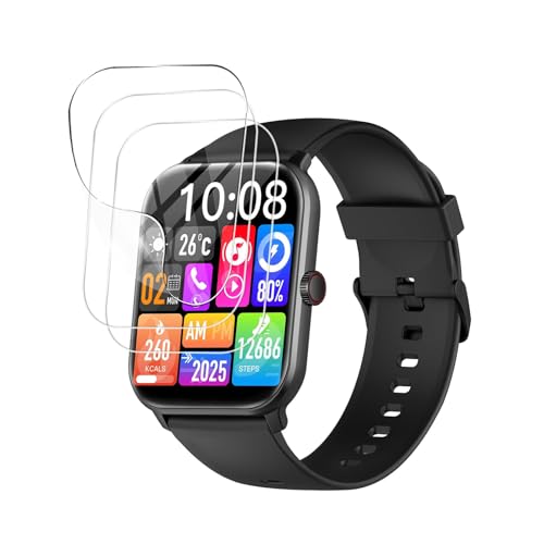 For Vialove �X�}�[�g�E�H�b�` 1.9�C���` �t�B���� �ی�t�B���� ���������x �C�菝�h�~ 3D�ی� ������ɋ��� �w��h�~ TPU�f�� ��U�h�~�y3������z