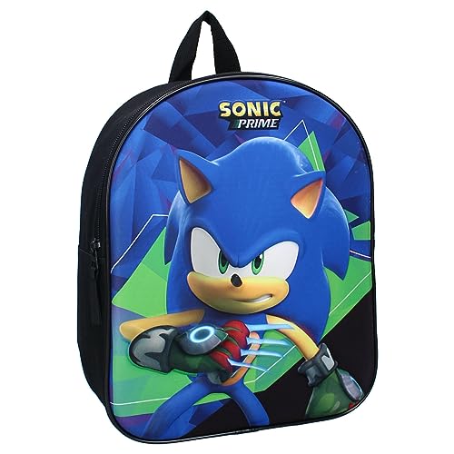 Vadobag Sonic 3D - Zaino 32 X 26 X 11 Cm, Nero/Multicolore