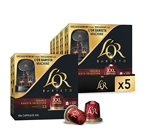 L'OR Barista Cápsulas Dobles de Café Barista | Intensidad 13 | 50 Cápsulas Compatibles con Cafeteras L'OR Barista Cover