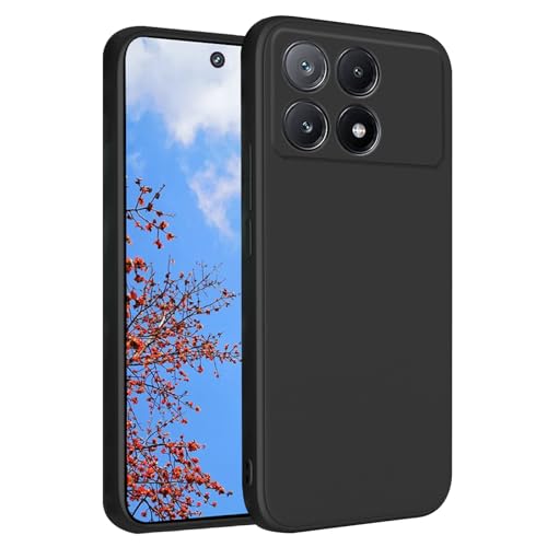 Étui Xiaomi Poco X6 Pro silicone souple noir mat et anti-choc