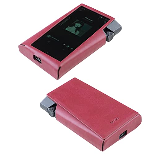 MITER CASE for Astell&Kern SR35, Hand Crafted Italy PU artificial Leather Cover for AK-SR35 (Navy) - Image 4