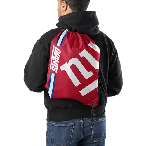 Foco BPNFALT15DS New York Giants Nfl Alternate Color Big Logo Drawstring Backpack thumb #1