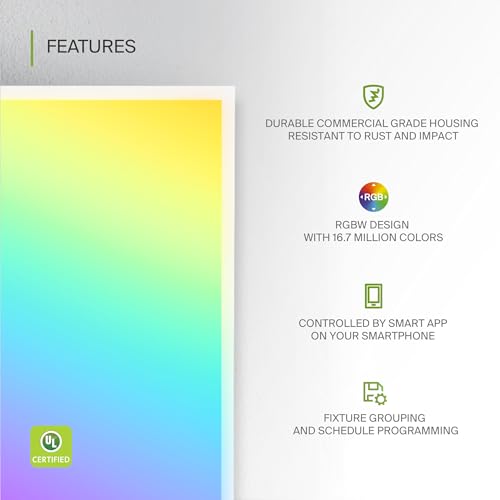 ASD 2x4 Smart RGBW LED Panels (2-Pack)
