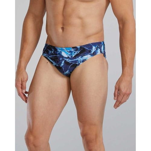 TYR Men's Durafast Elite Racer Brief Swimsuit Swim