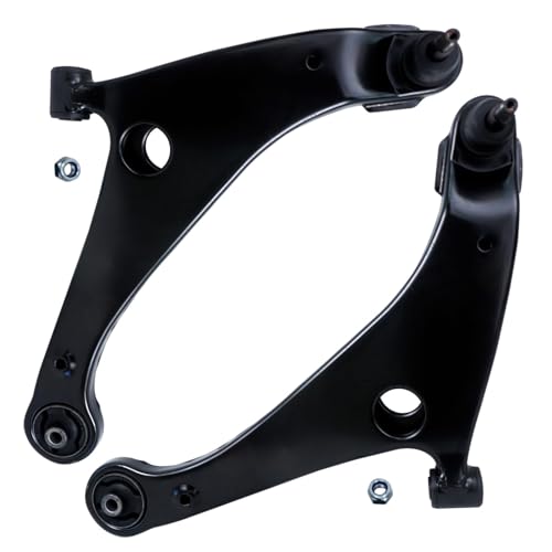 Image of Detroit Axle - 8pc Front End Suspension Kit for 2004-2012 Mitsubishi Galant 2006-2012 Eclipse, 2 Lower Control Arms with Ball Joints 2 Sway Bar End Links 4 Inner Outer Tie Rod End Links Replacement