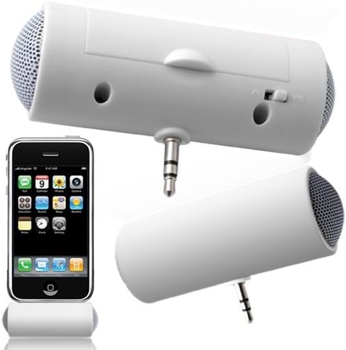 L2go 3.5mm Mini Portable Stereo Speaker for iPod iPhone MP3 MP4 Player Smartphone Tablet